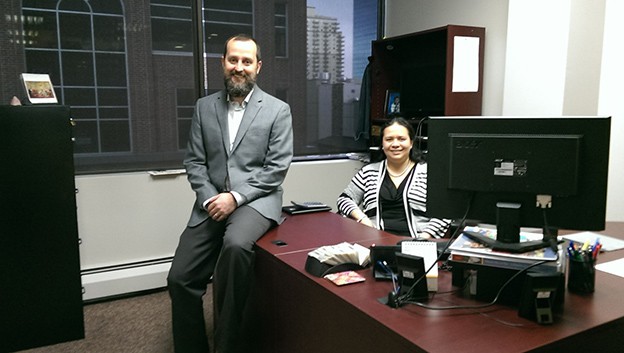 Deborah Canales and Jesse Morrice of Access Centre for Regulated Employment