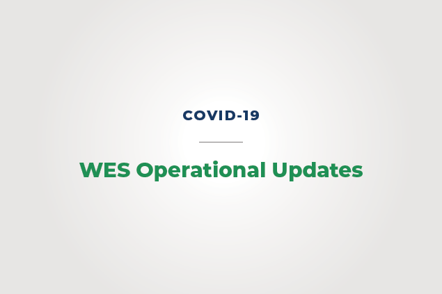 Covid 19 Operational Updates World Education Services