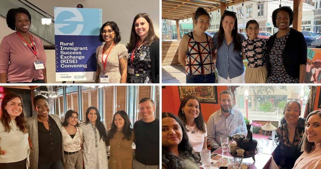 collage of WES staffs