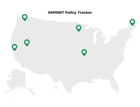 IMPRINT policy tracker map