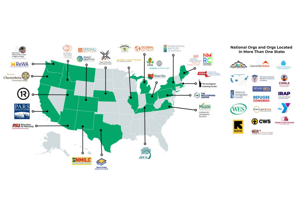 IMPRINT map with program logos